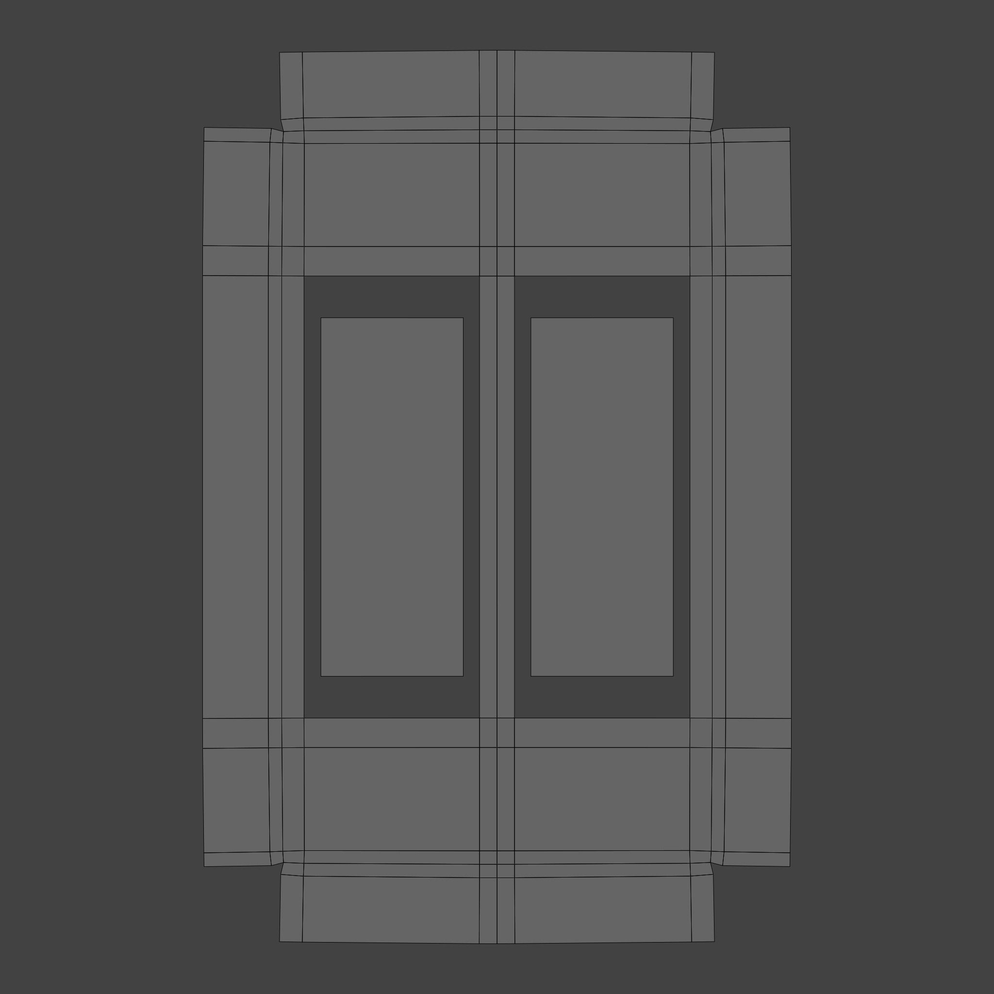 Modern Kitchen Scene Low-poly 3D model_21