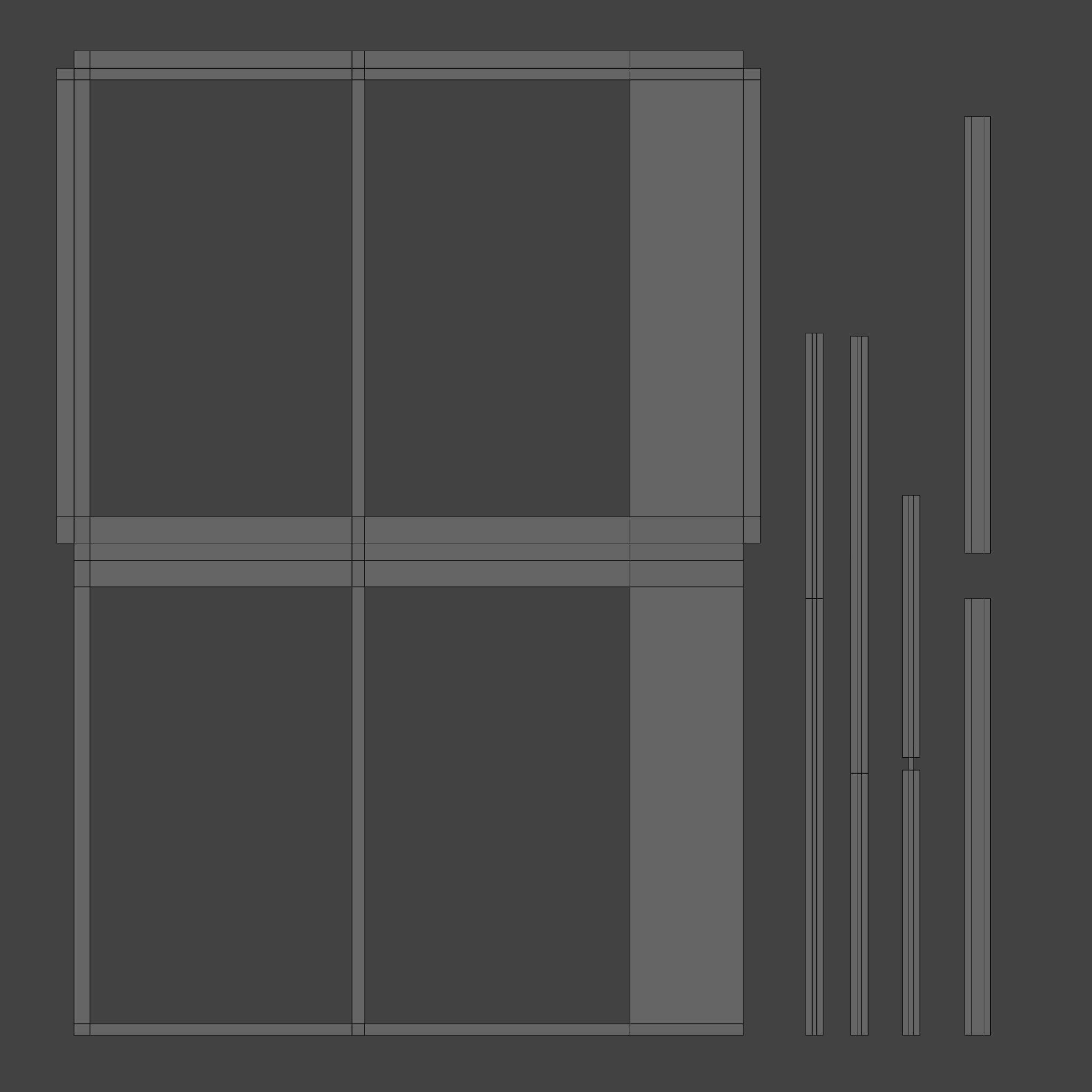 Modern Kitchen Scene Low-poly 3D model_23