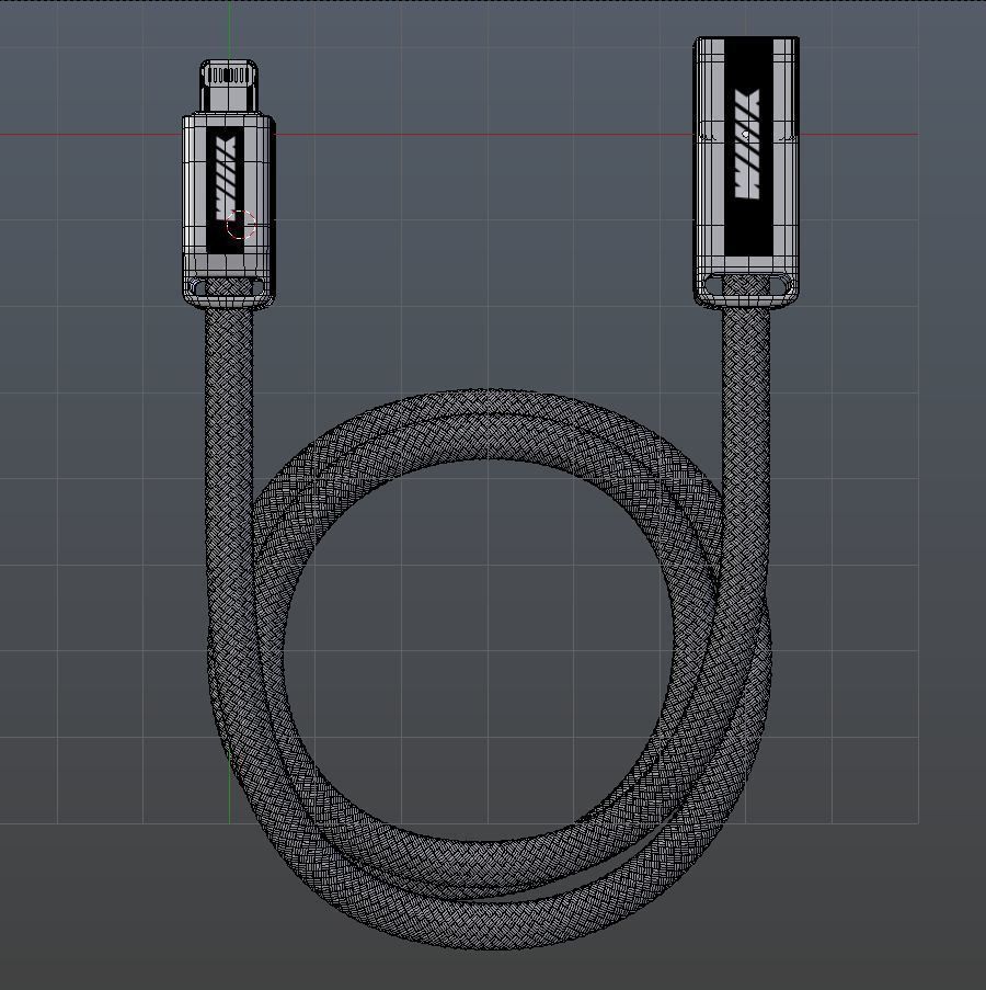 USB Cable CB955 3D model_6