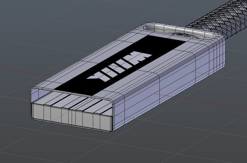 USB Cable CB955 3D model_8
