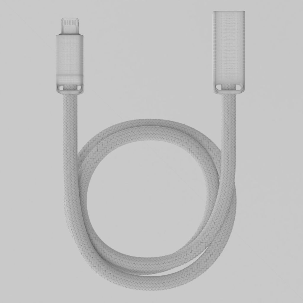 USB Cable CB955 3D model_4