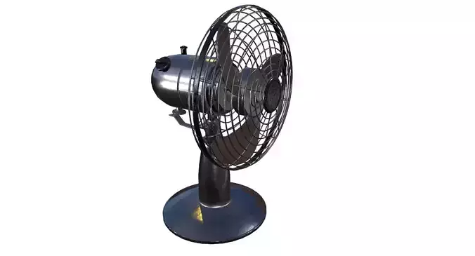 Desk Fan Game Ready Low-poly 3D model Desk Fan Game Ready Low-poly 3D model