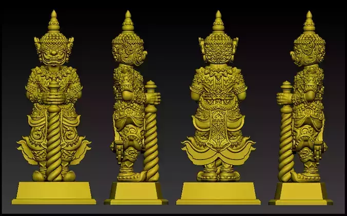 Wessuwan Giant God 3D Model