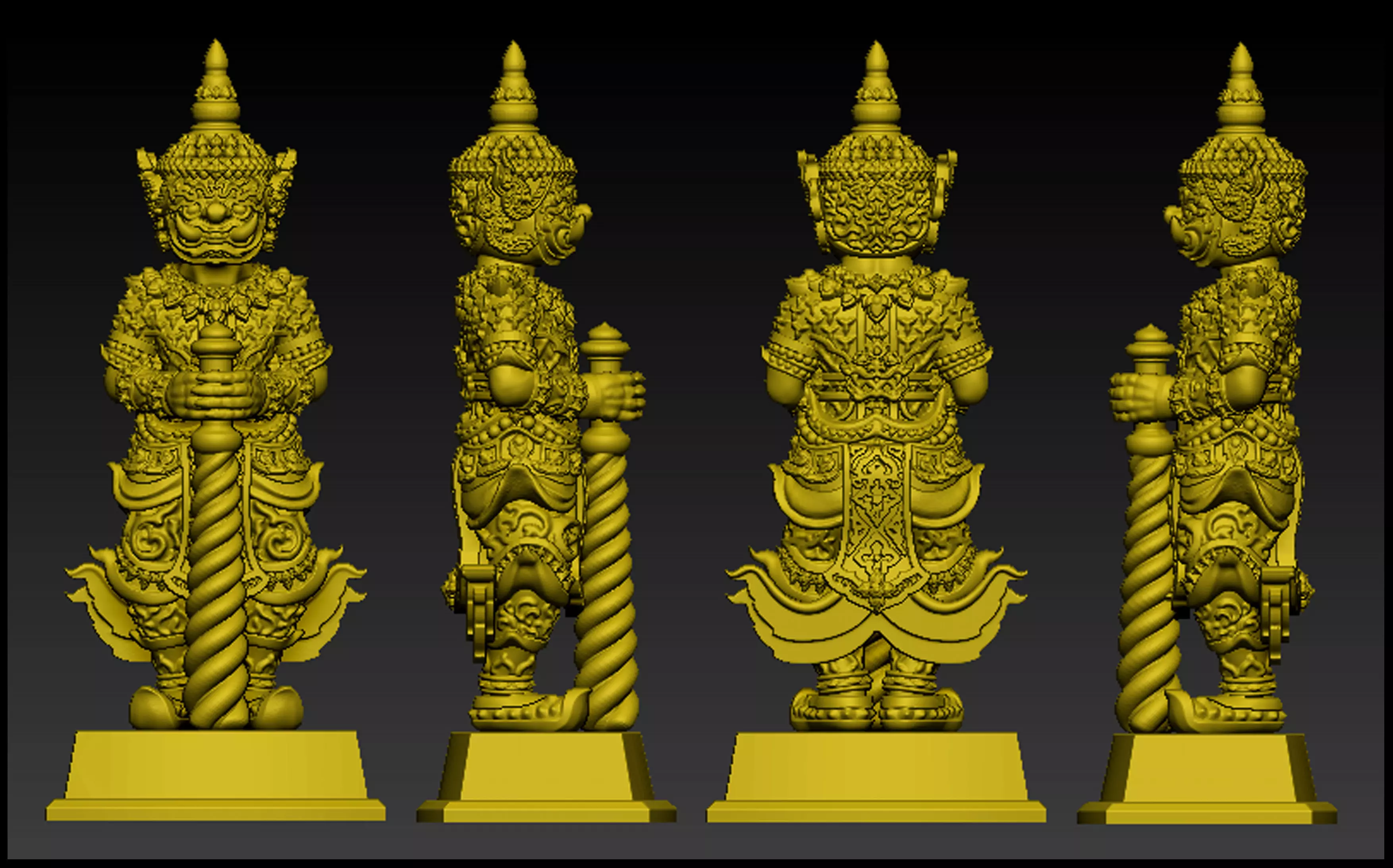 Wessuwan Giant God 3D Model 3D print model_0