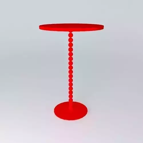 glass side table