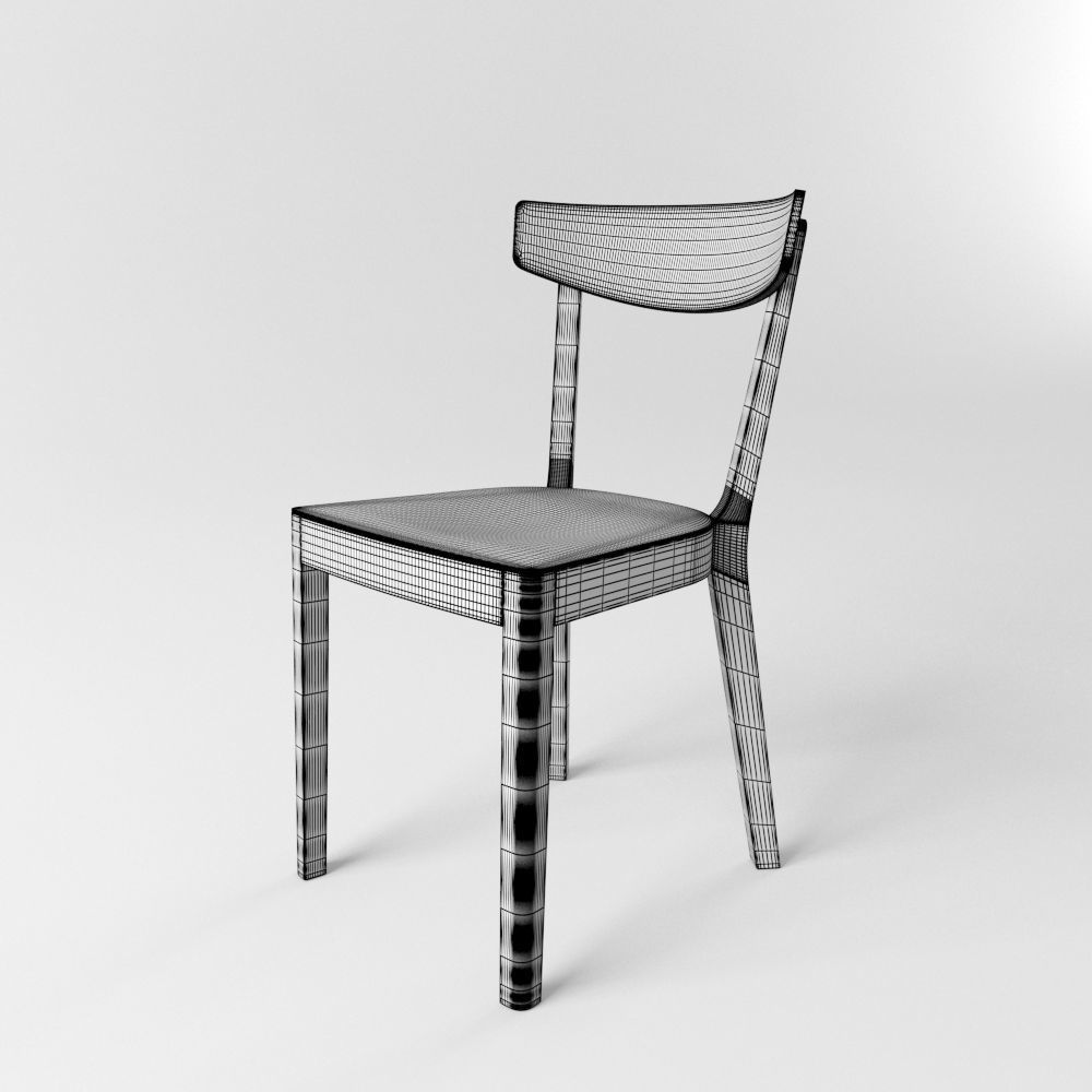 Prag Chair 3D model_7