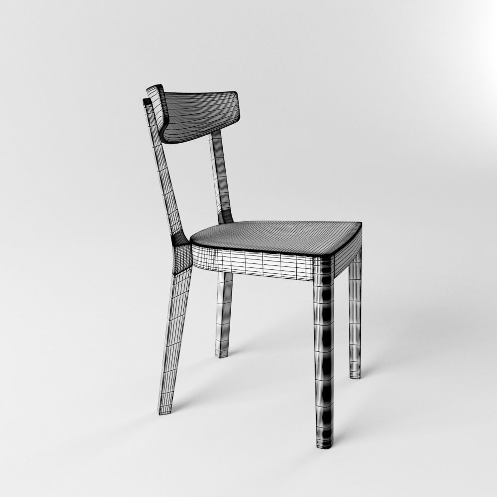 Prag Chair 3D model_10
