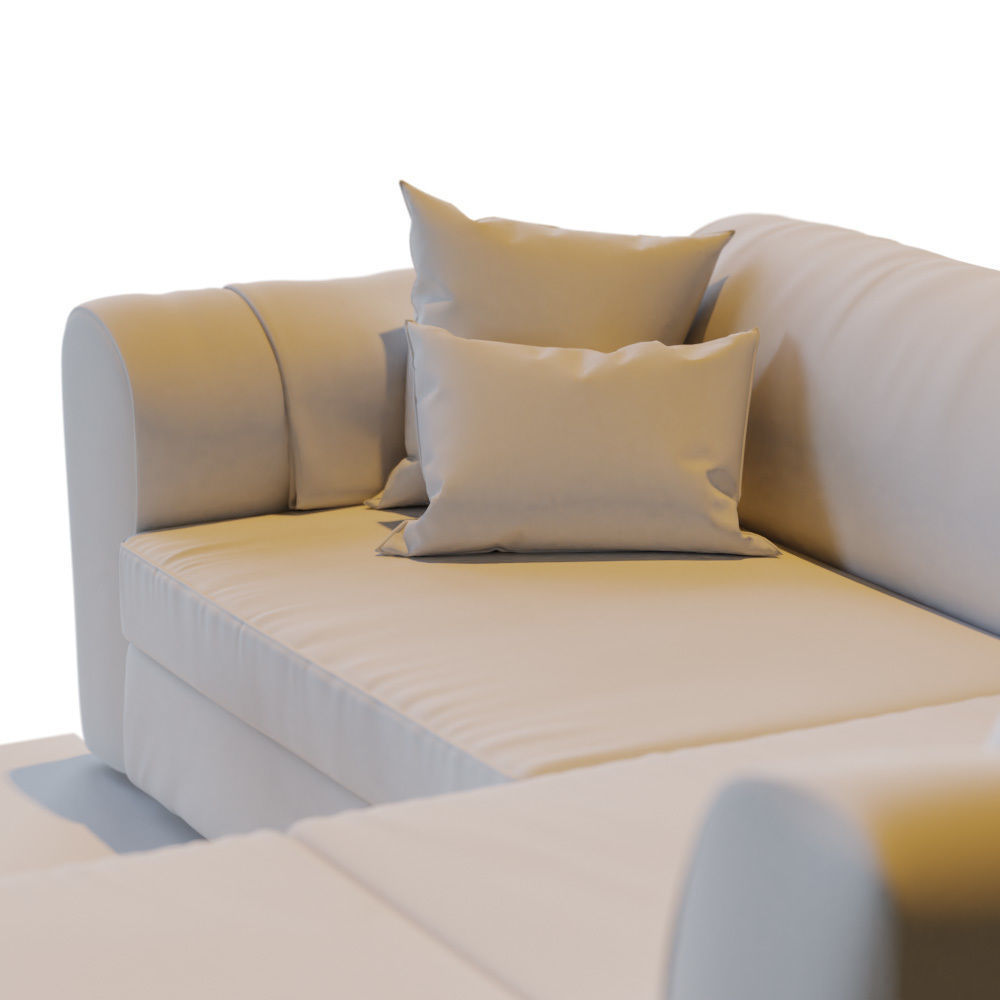 Sofa Livingroom Set 3D model_18