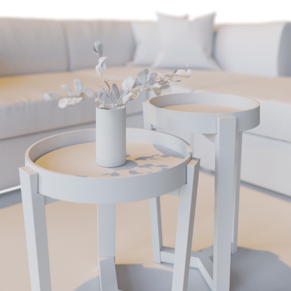 Sofa Livingroom Set 3D model_14