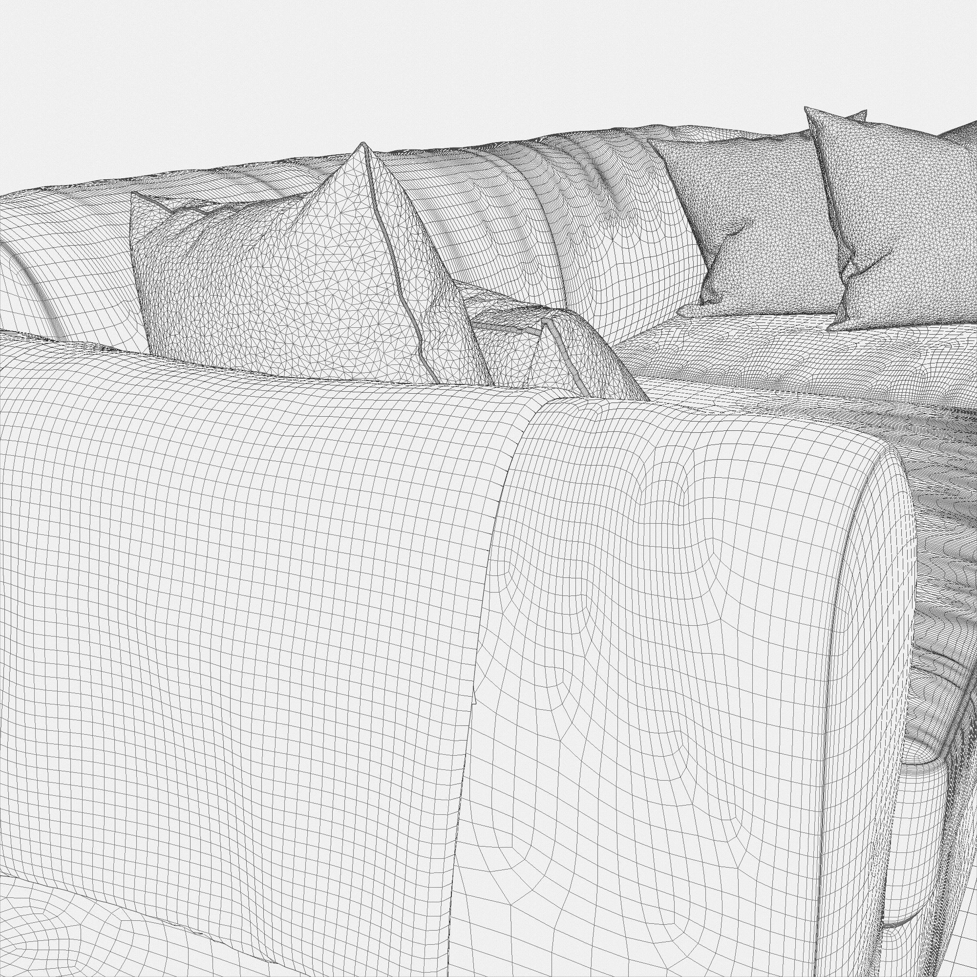 Sofa Livingroom Set 3D model_17