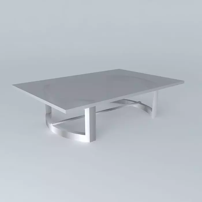 Modern coffee table Free 3D model_0