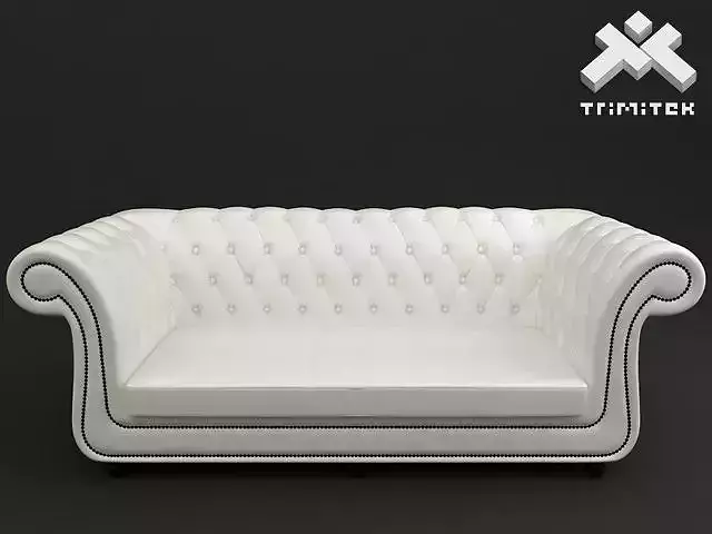 3 seat Chesterfield style sofa 3D model