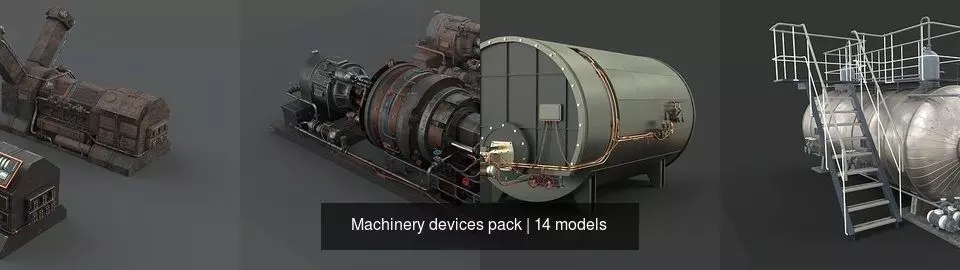 Machinery devices pack 3D Model Collection_0