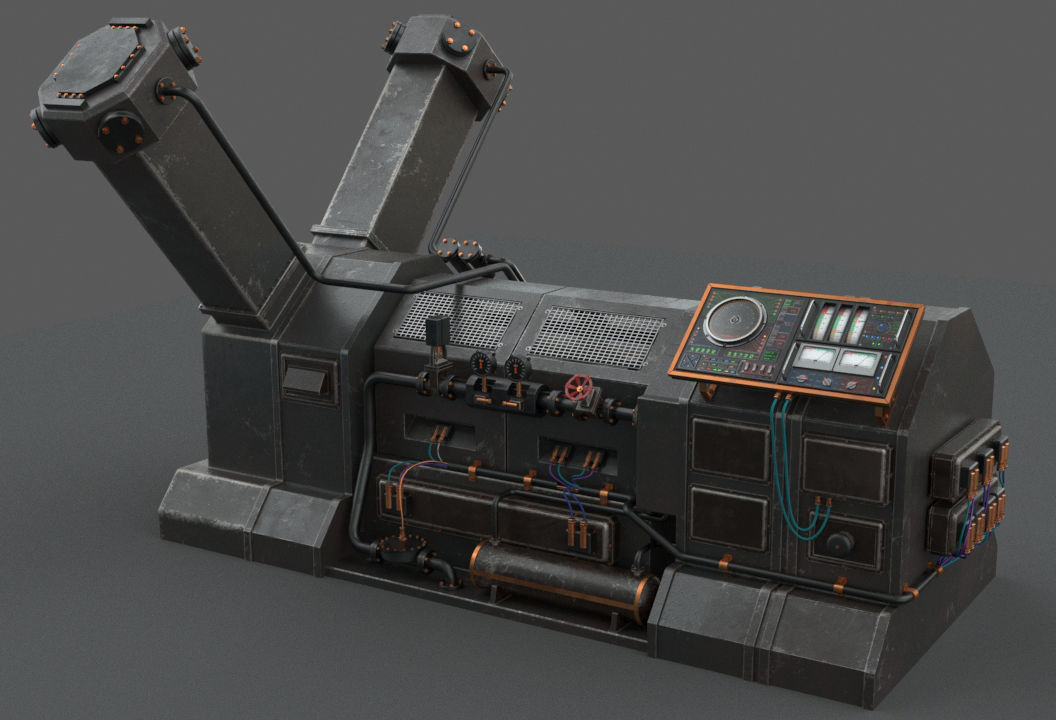 Machinery devices pack 3D Model Collection_3