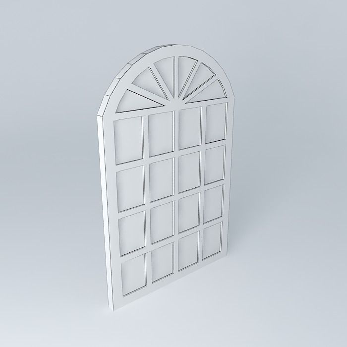 window pane Free 3D model_4