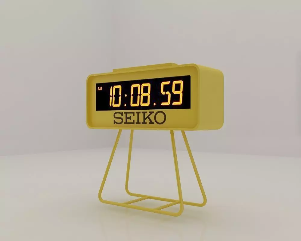 Seiko Clock 3D model_0