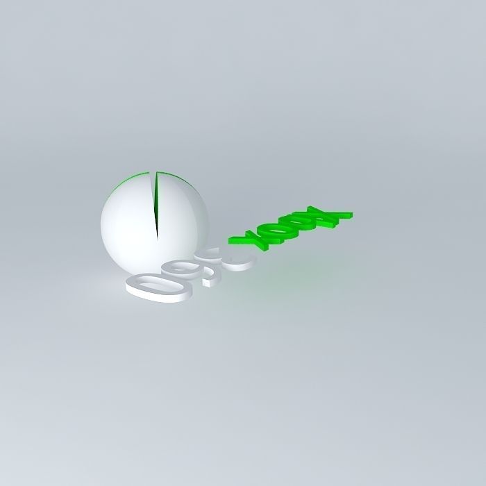 xbox logo Free 3D model_2