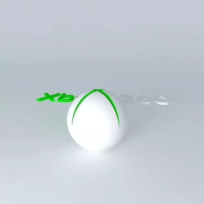 xbox logo Free 3D model_0