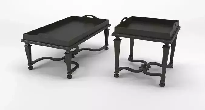 Classic Coffee Tables - Chelini Art 2061 V and 2061 PV