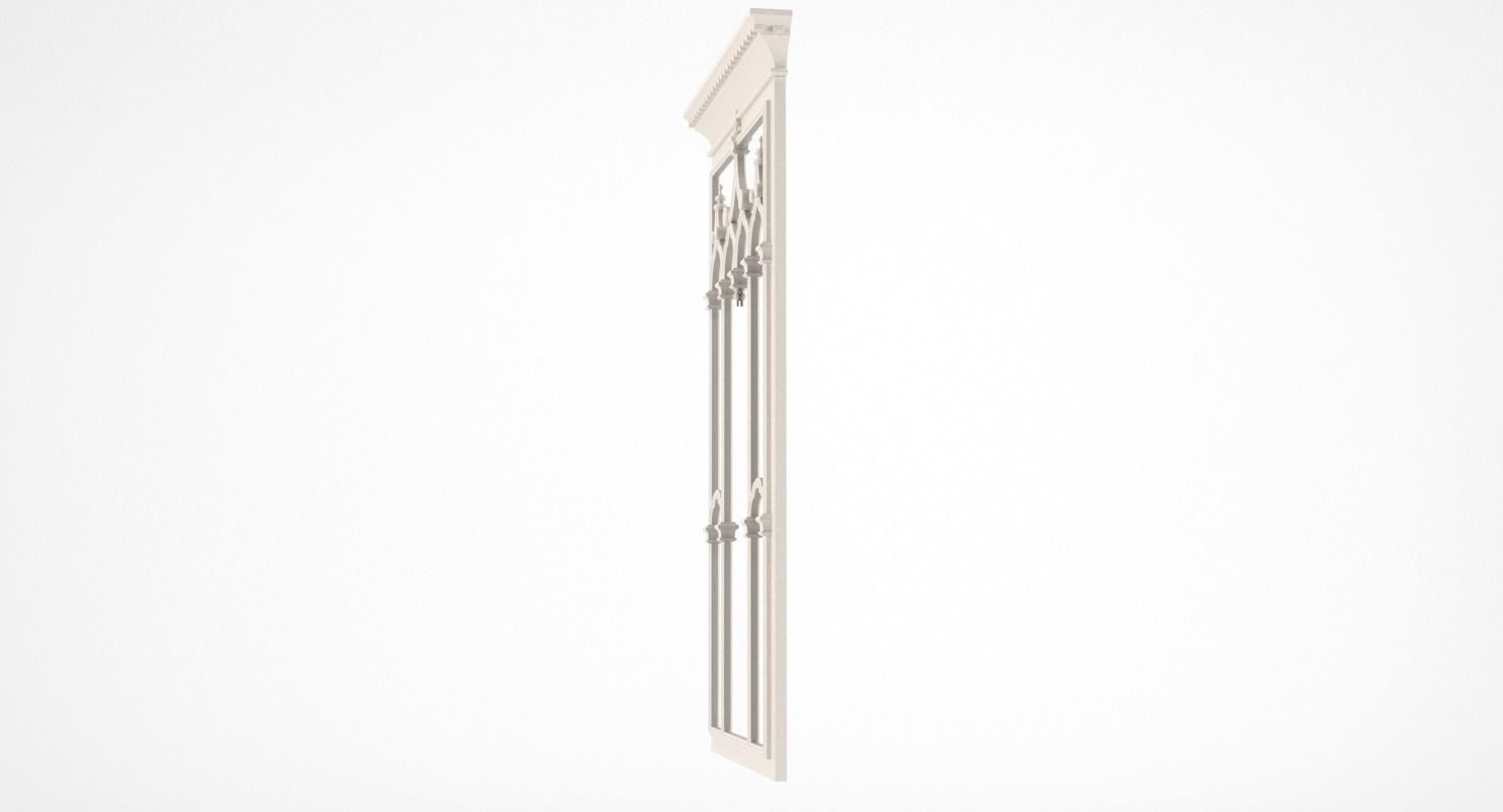 Classic Mirror Chelini Art 2132 3D model_34