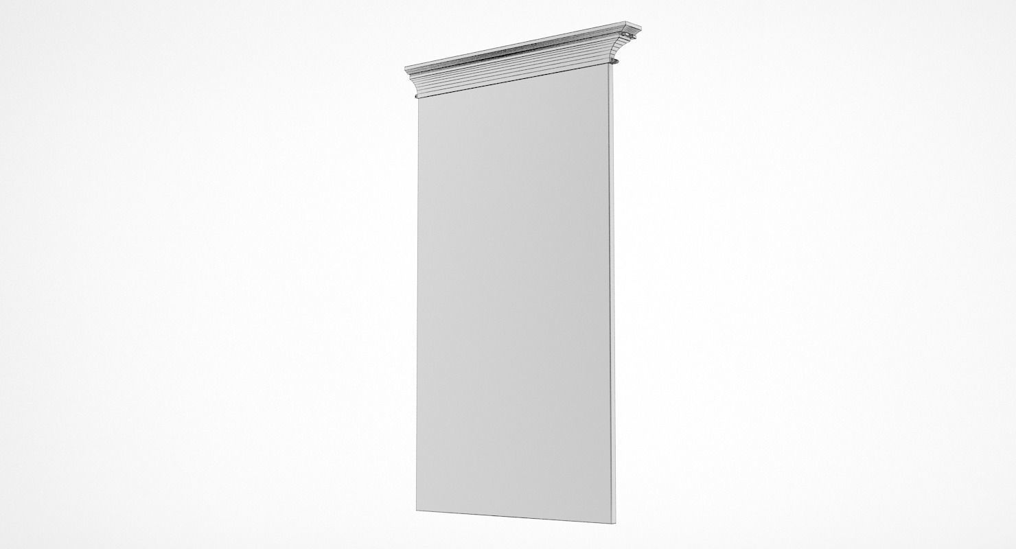 Classic Mirror Chelini Art 2132 3D model_5