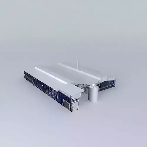 Hangar Central Free 3D model