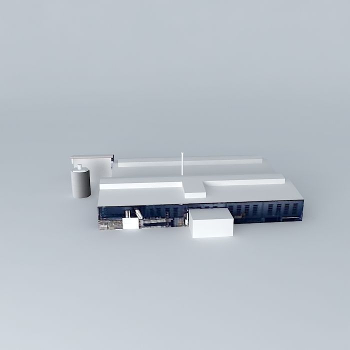Hangar Central Free 3D model_2