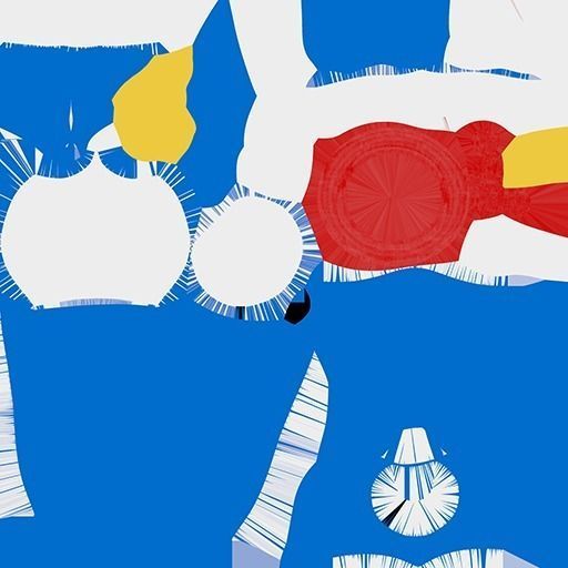 Doraemon figurine Low-poly 3D model_20