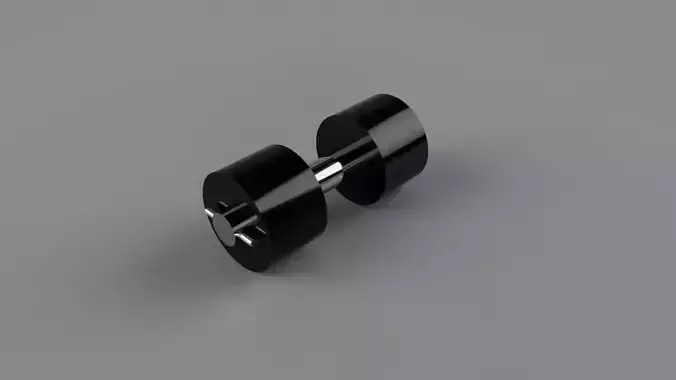 dumble pair of ear plugs Low-poly 3D model