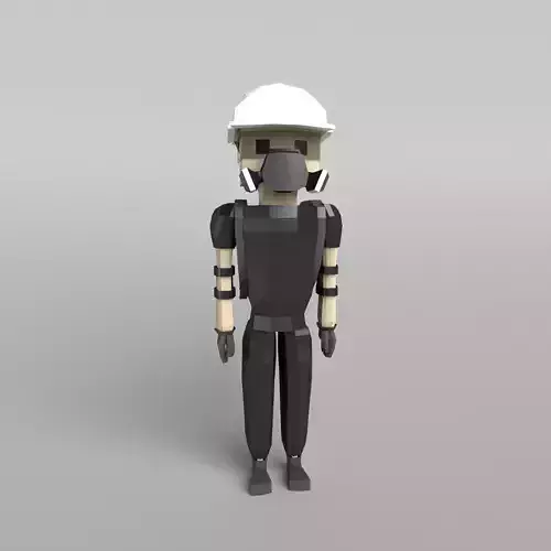 Low Poly Protestor Type 6