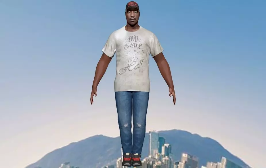 Gangster Member 3D TSK RICH GANG MEMBER f 3D model_0