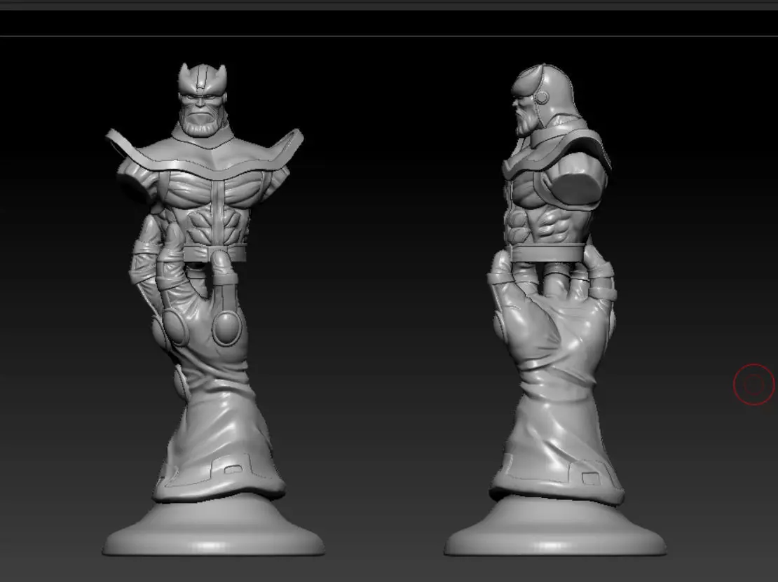 Infinite Gauntlet Thanos Bust 3D print model_0