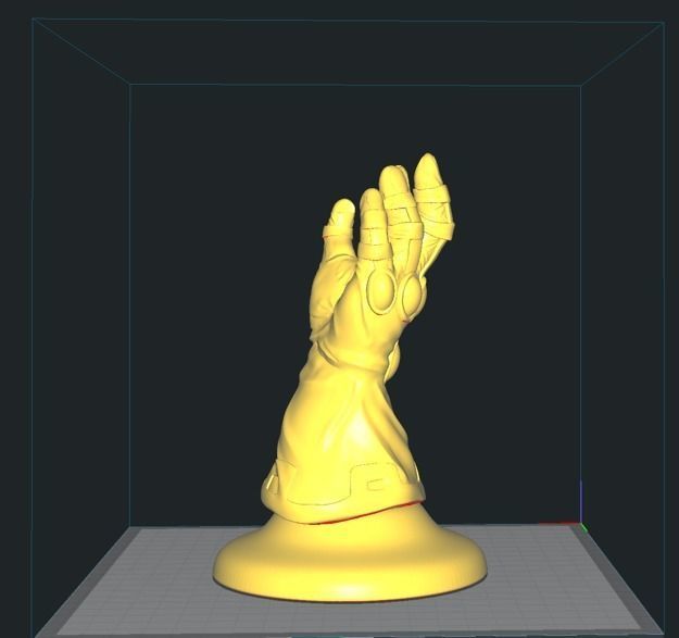 Infinite Gauntlet Thanos Bust 3D print model_2