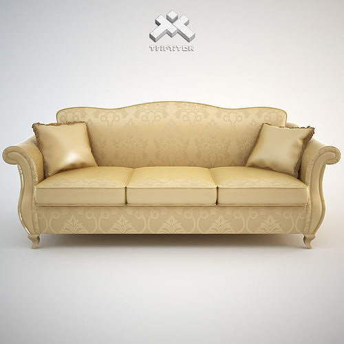 Classic Sofa Chantal 3-seat 3D model