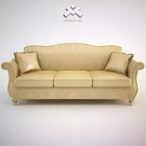 Classic Sofa Chantal 3-seat 3D model