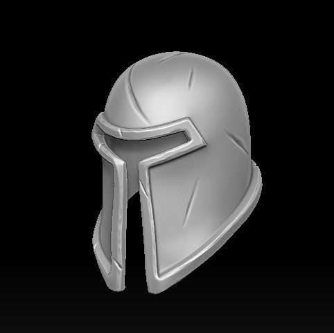 Knight 3d print statue of holding sword 3D print model_21