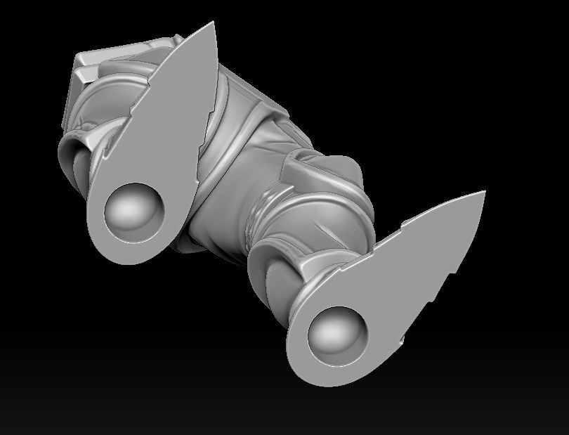 Knight 3d print statue of holding sword 3D print model_49