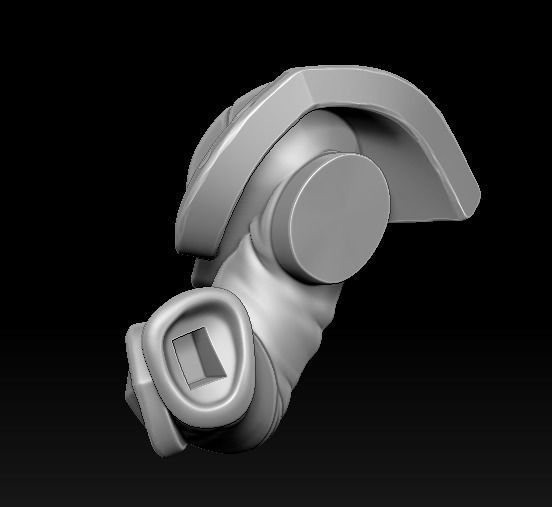 Knight 3d print statue of holding sword 3D print model_25