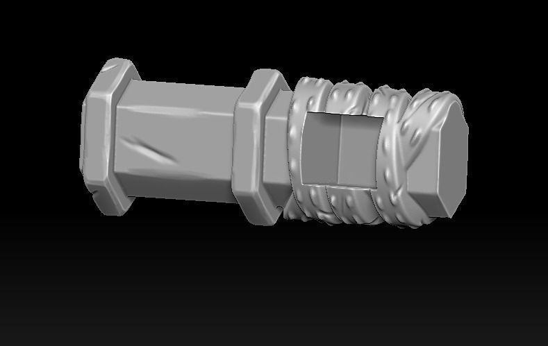 Knight 3d print statue of holding sword 3D print model_33