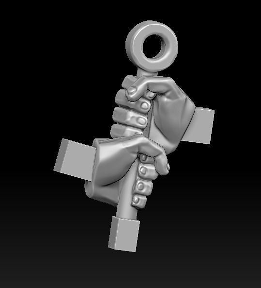 Knight 3d print statue of holding sword 3D print model_29