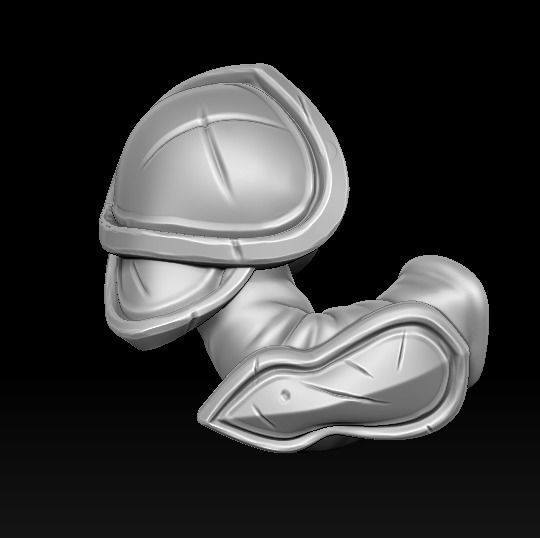 Knight 3d print statue of holding sword 3D print model_24