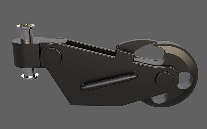 Tugboat Tow Hook 3D model