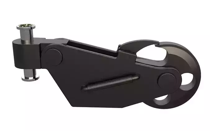Tugboat Tow Hook 3D model