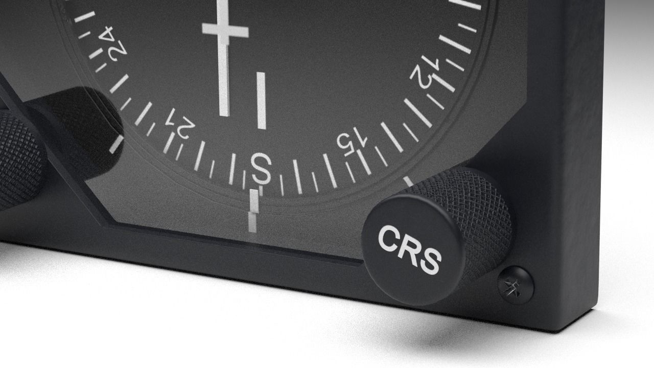 F16 Horizontal Situation Indicator - HSI 3D model_8