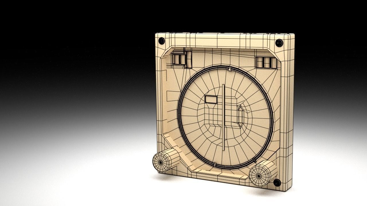 F16 Horizontal Situation Indicator - HSI 3D model_5