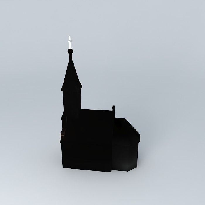 Roman Catholic Church Free 3D model_2