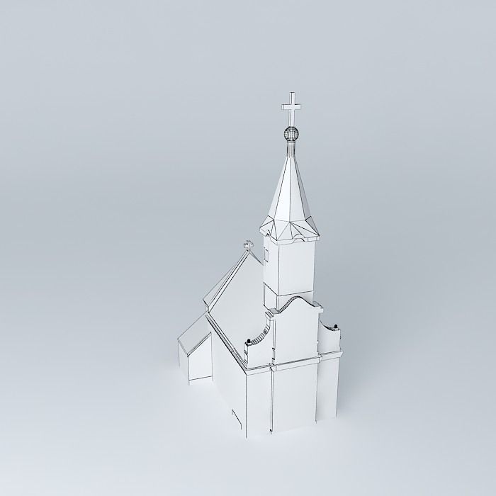 Roman Catholic Church Free 3D model_3
