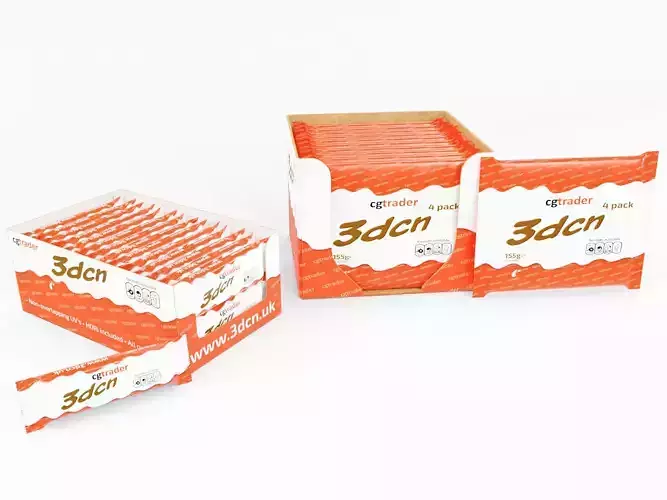 Candy bars with shelf ready display trays bueno