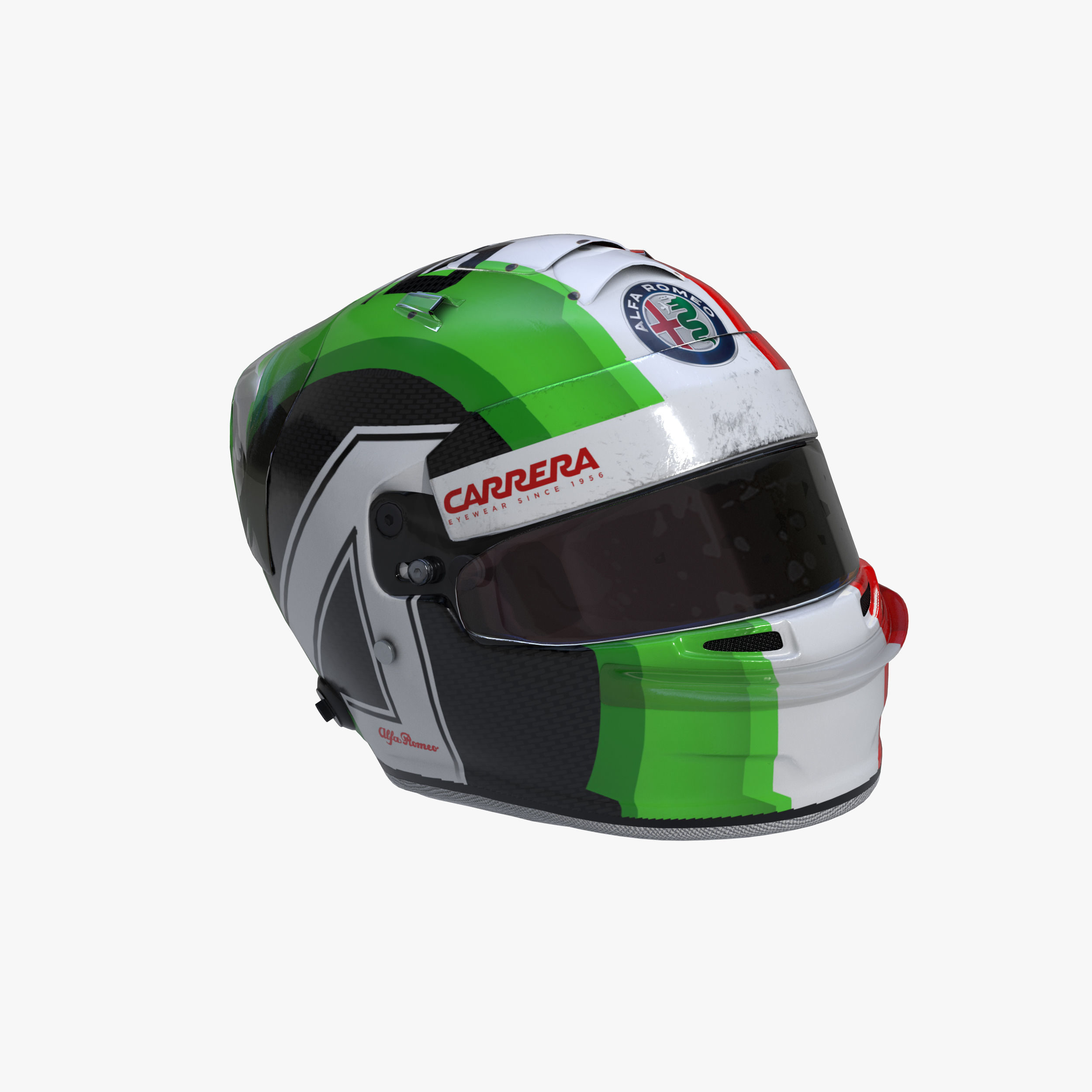 Giovinnazi helmet 2019 Low-poly 3D model_7