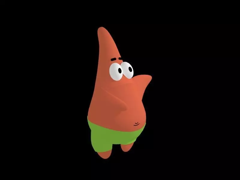 Patrick Star Low-poly 3D model